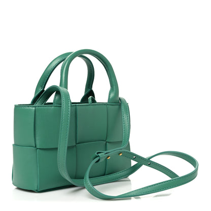 Bottega Veneta Lambskin Maxi Intreccio Candy Arco Tote Mermaid 4 of 10