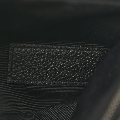 Saint Laurent Grained Calfskin Small Cabas Rive Gauche Black 7 of 12