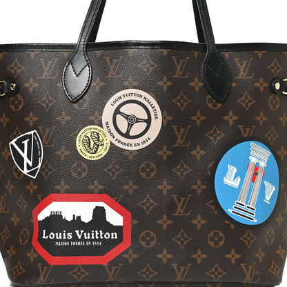 Louis Vuitton Monogram World Tour Neverfull MM 8 of 12