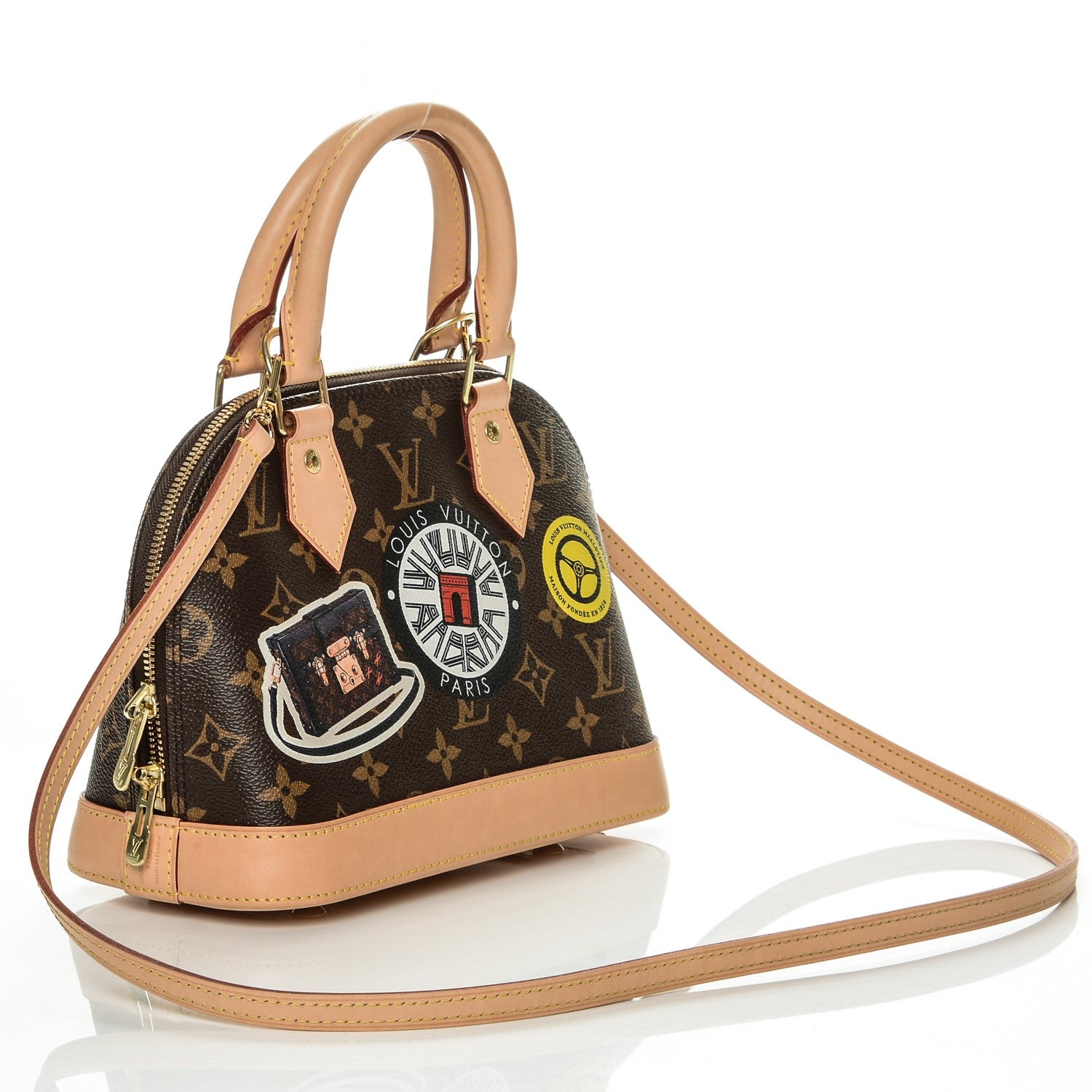 Louis Vuitton Monogram World Tour Alma BB 3 of 6
