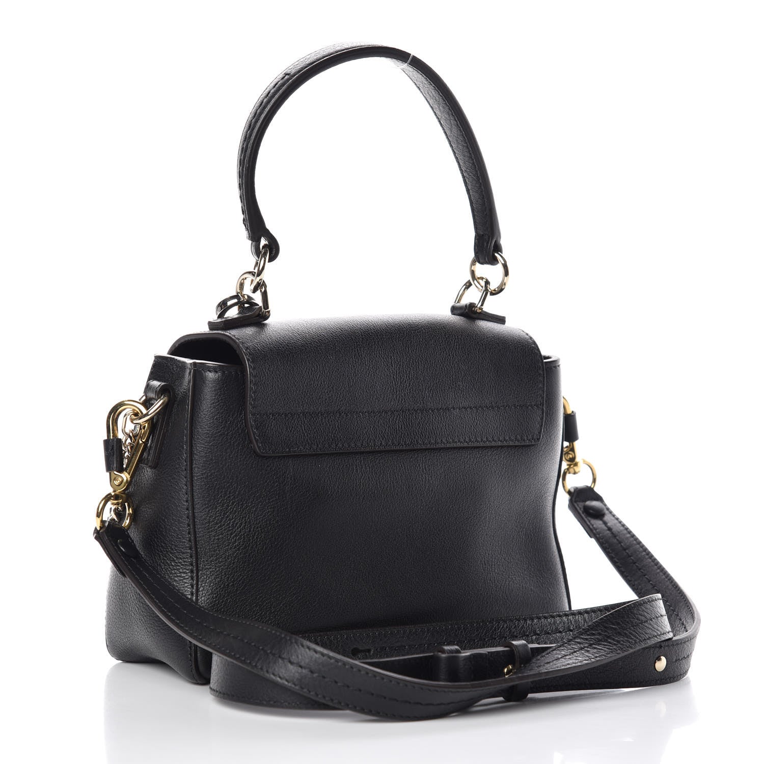 Chloe Calfskin Mini Faye Day Shoulder Bag Black 4 of 10