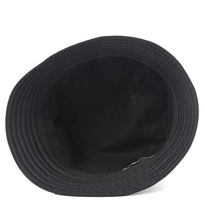 Prada Re-Nylon Metal Triangle Logo Womens Bucket Hat L Black 7 of 10