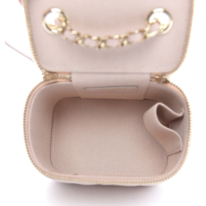 Chanel Caviar Quilted Mini Vanity Case With Chain Light Pink 5 of 11