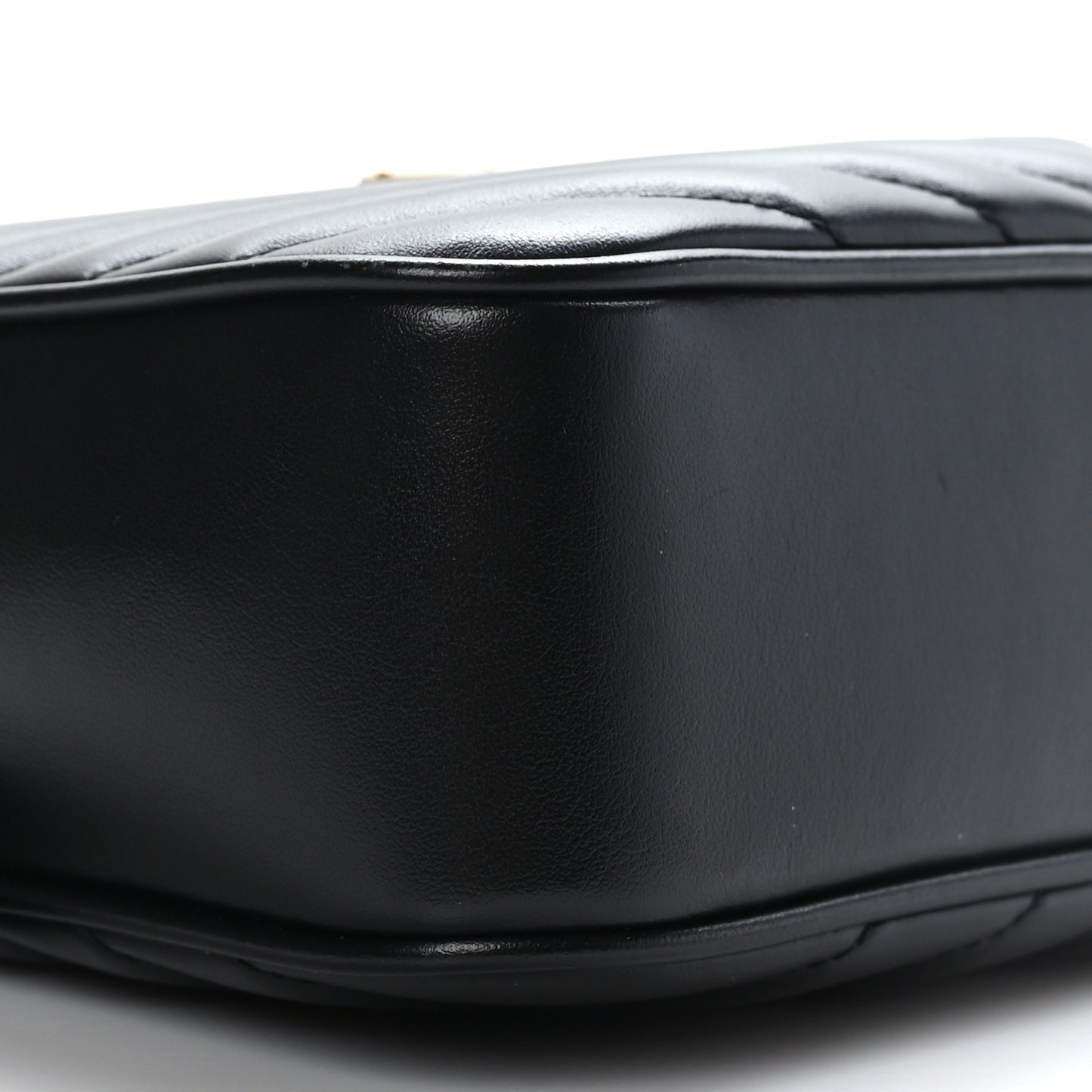 Calfskin Matelasse Monogram Lou Camera Bag Black