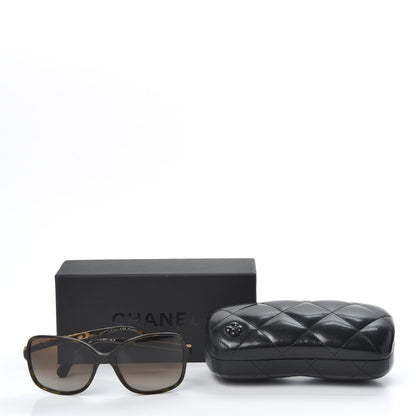 Chanel Acetate Polarized Bijou Square Sunglasses 5355 Tortoise 8 of 8