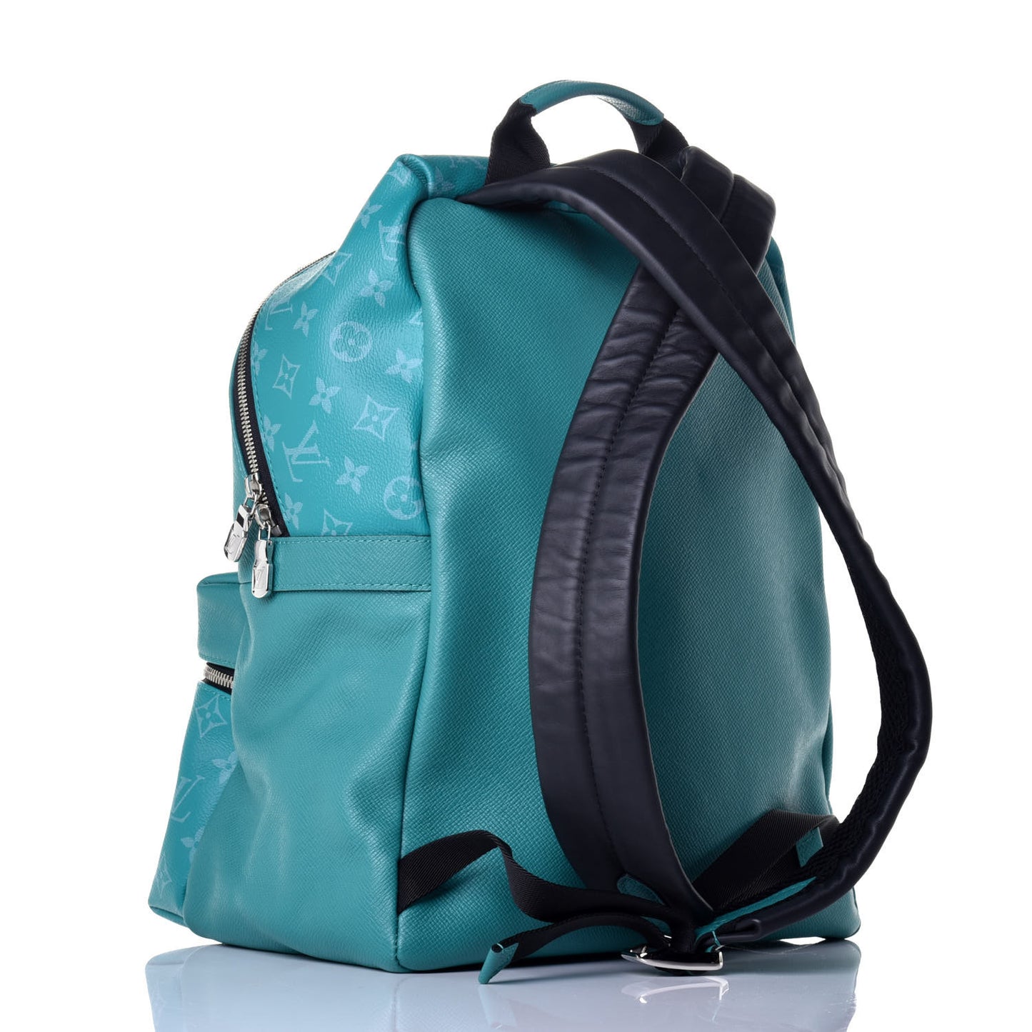 Taiga Monogram Discovery Backpack PM Turquoise