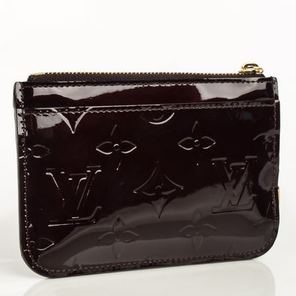Louis Vuitton Vernis Key Pouch Amarante 3 of 8
