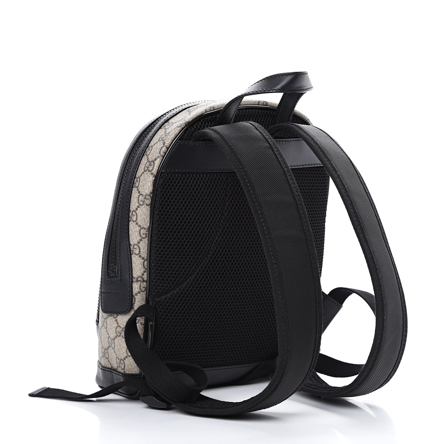 GG Supreme Monogram Small Eden Day Backpack Black