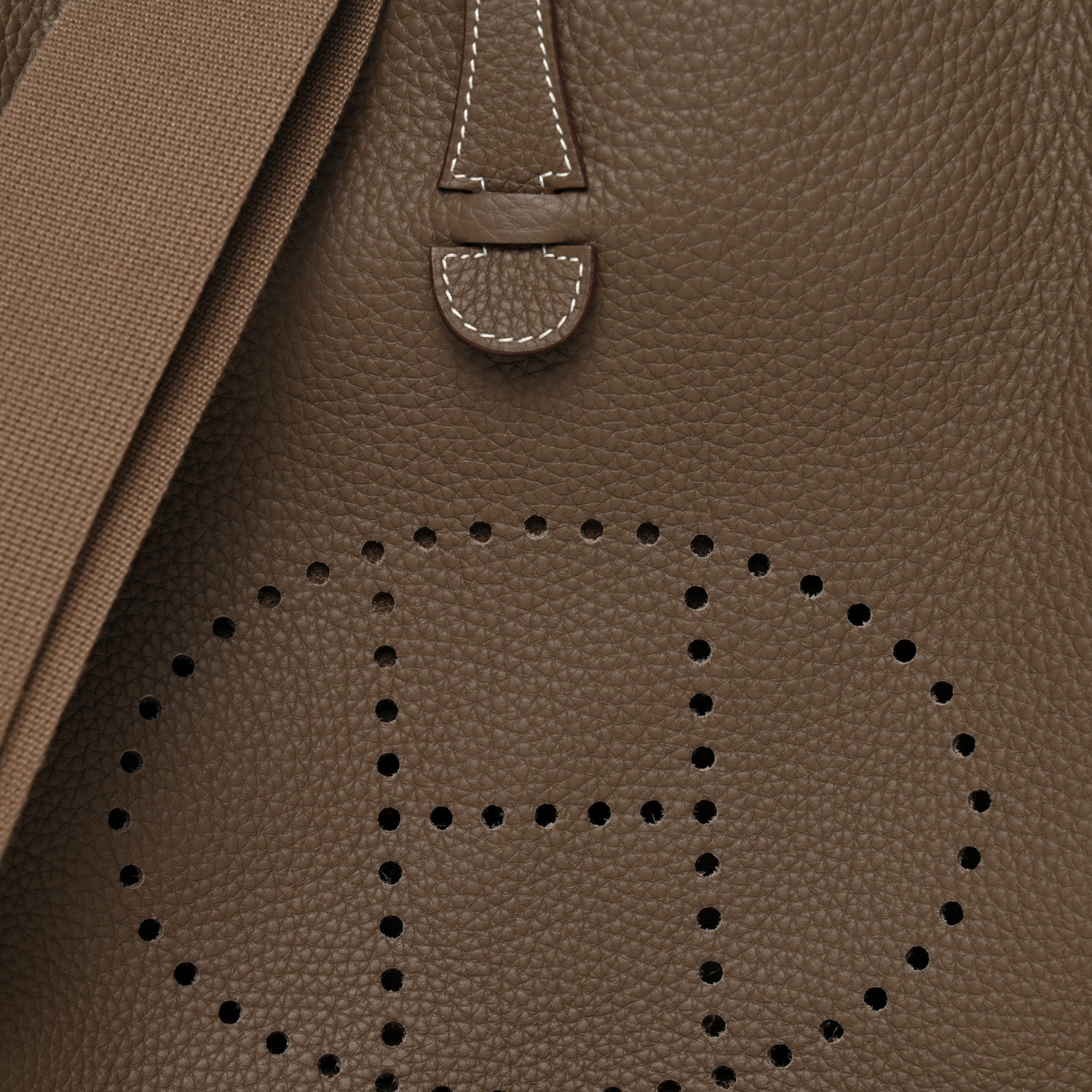 Hermes Taurillon Clemence Evelyne III PM Etoupe 8 of 11