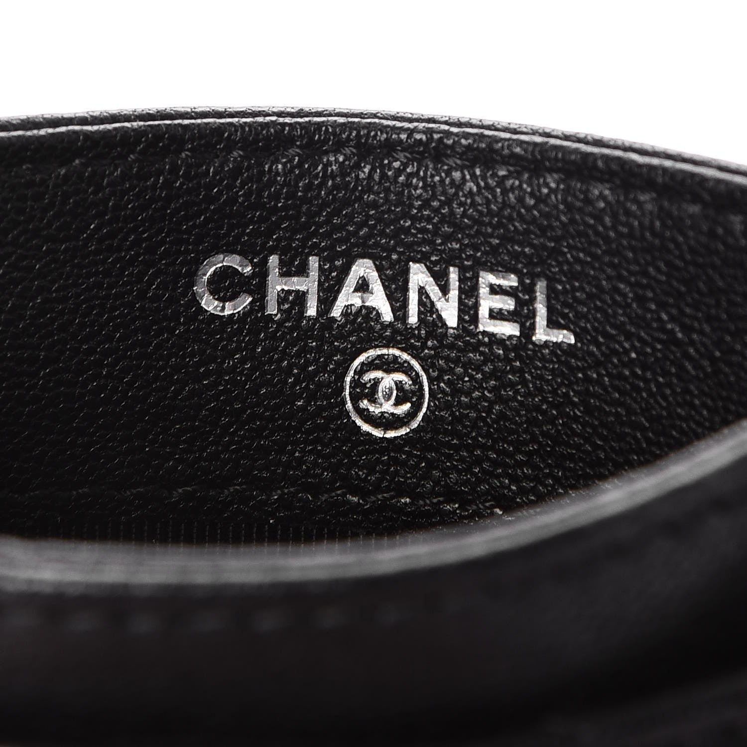 Chanel Sheepskin Chevron Quilted Reissue Card Holder So Black 6 of 9