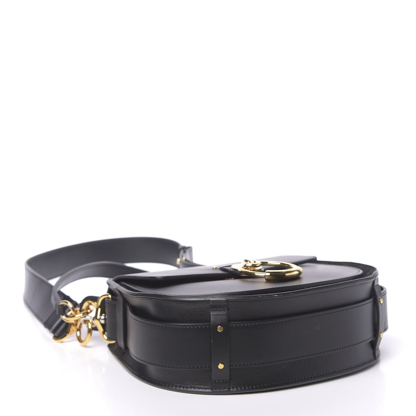 Calfskin Large Tess Bag Black