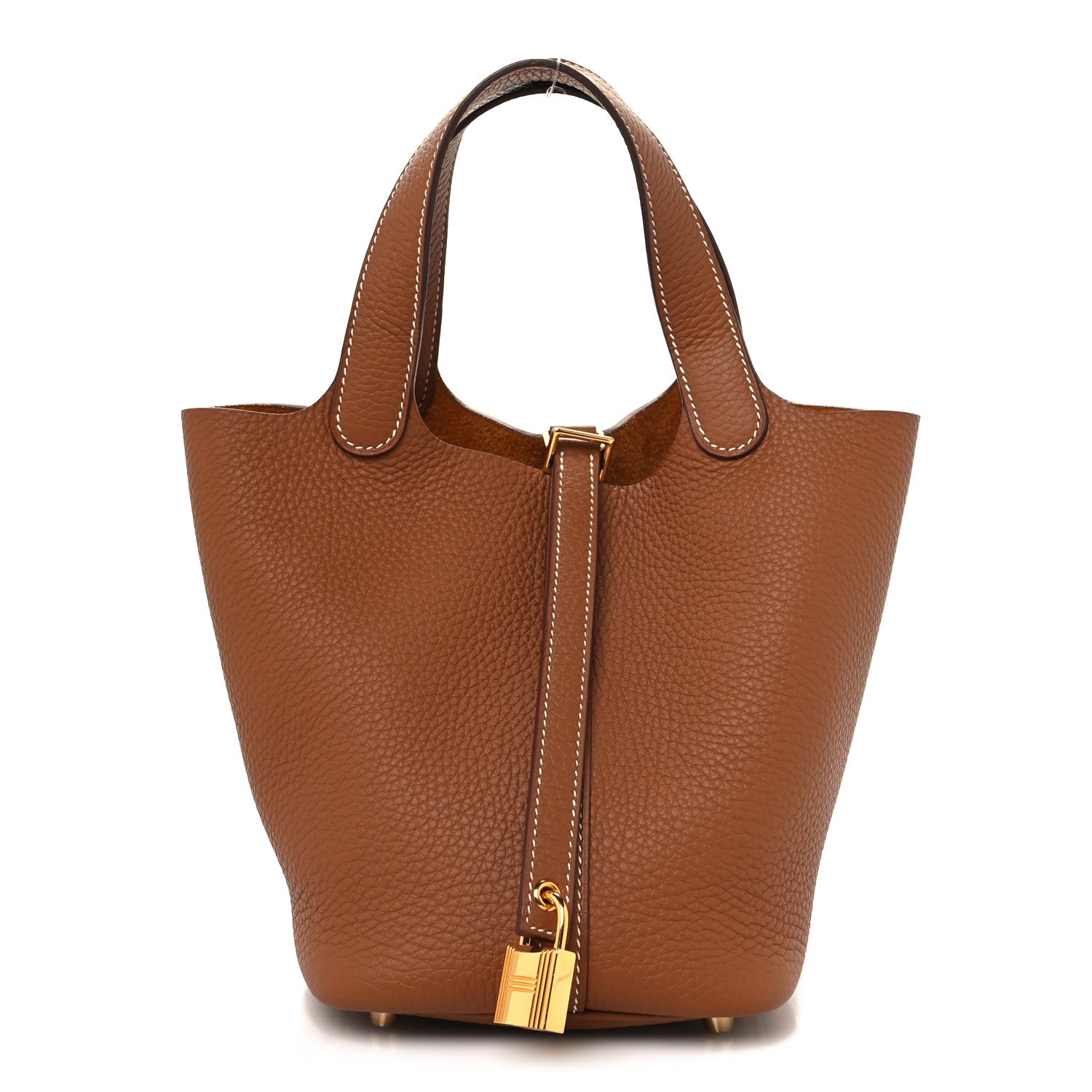 Hermes Taurillon Clemence Picotin Lock 18 PM Gold 1 of 13