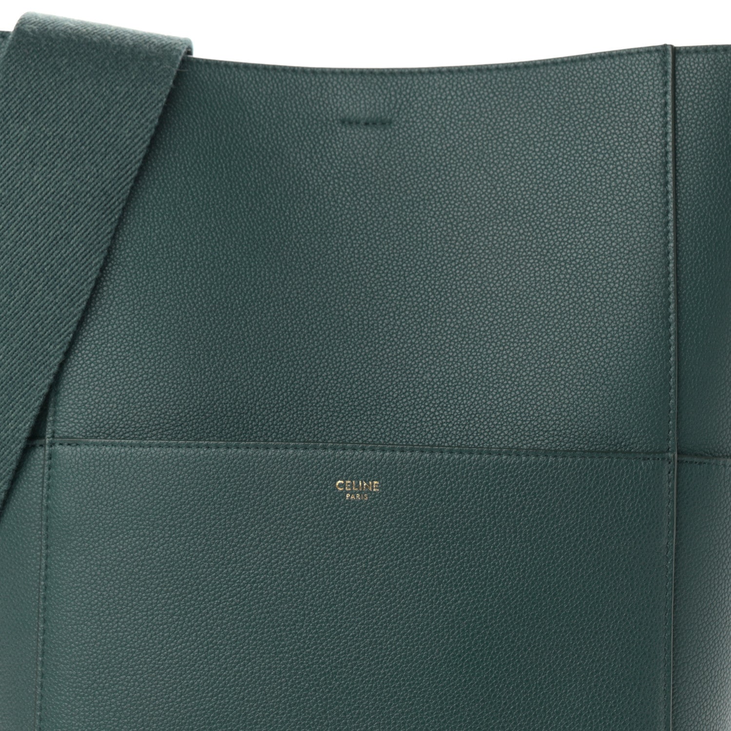 Celine Soft Grained Calfskin Sangle Bucket Bag Amazone 9 of 12
