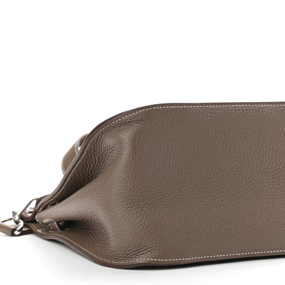 Hermes Taurillon Clemence Jypsiere 28 Etoupe 8 of 10