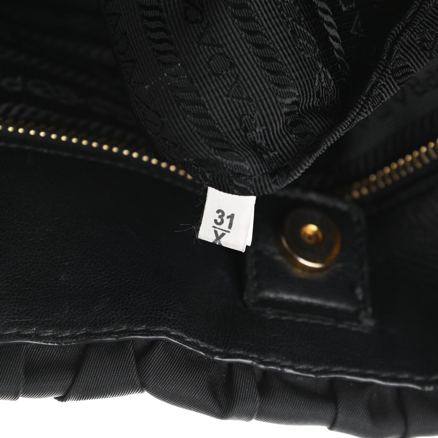 Prada Tessuto Nylon Gaufre Tote Black 6 of 11