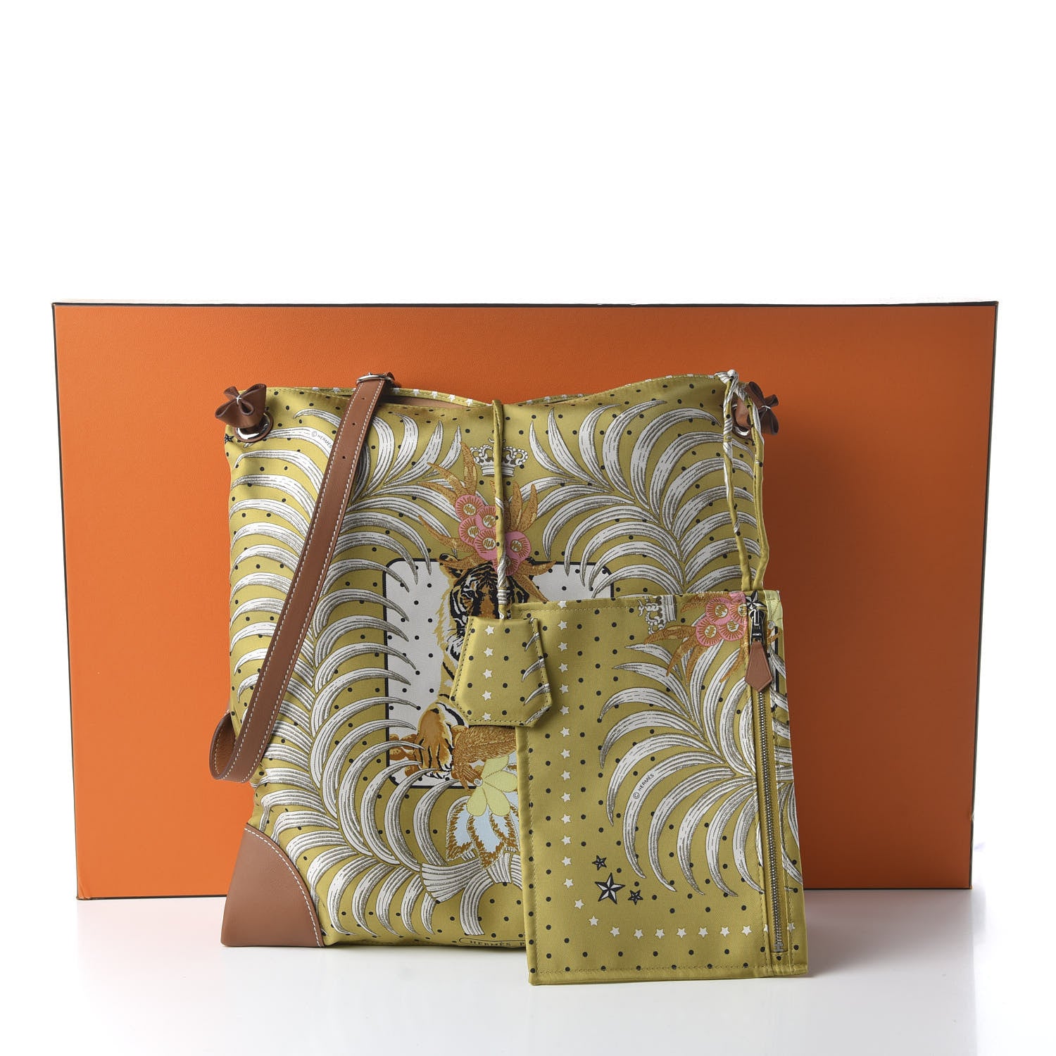 Hermes Silk City Tigre Royale Bag 11 of 11