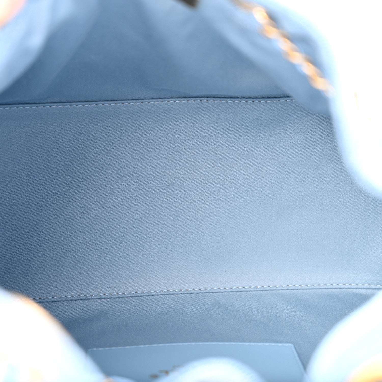 Chanel Washed Denim Quilted Small Chanel 25 Handbag Blue 1826246