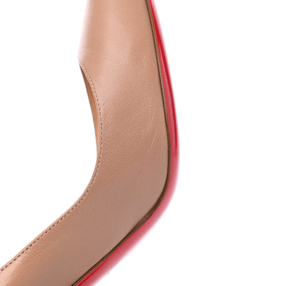 Christian Louboutin Nappa Apostrophy 100 Pumps 38.5 Nude 9 of 17