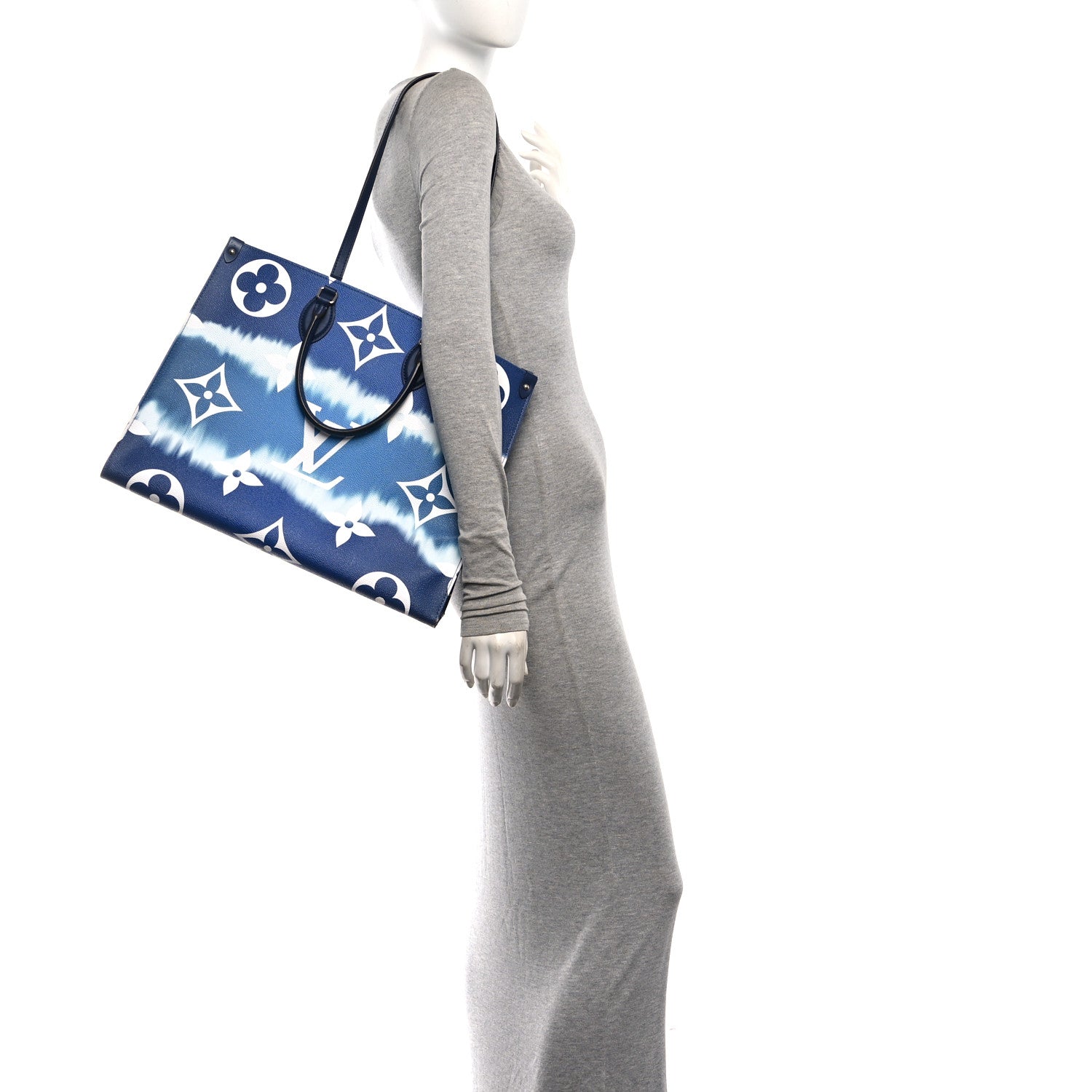 Louis Vuitton Monogram Escale Onthego GM Blue 2 of 10