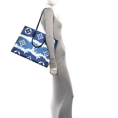 Louis Vuitton Monogram Escale Onthego GM Blue 2 of 10