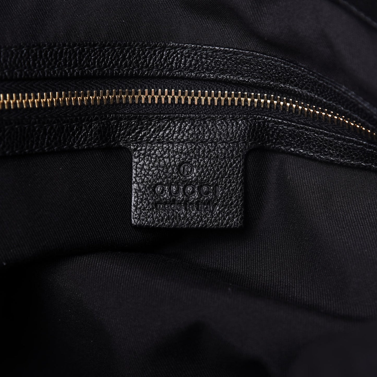 Goatskin Capri Chain Tote Black