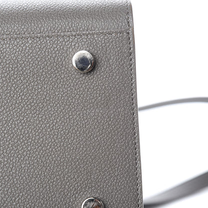 Saint Laurent Grained Calfskin Small Sac De Jour Fog 9 of 9