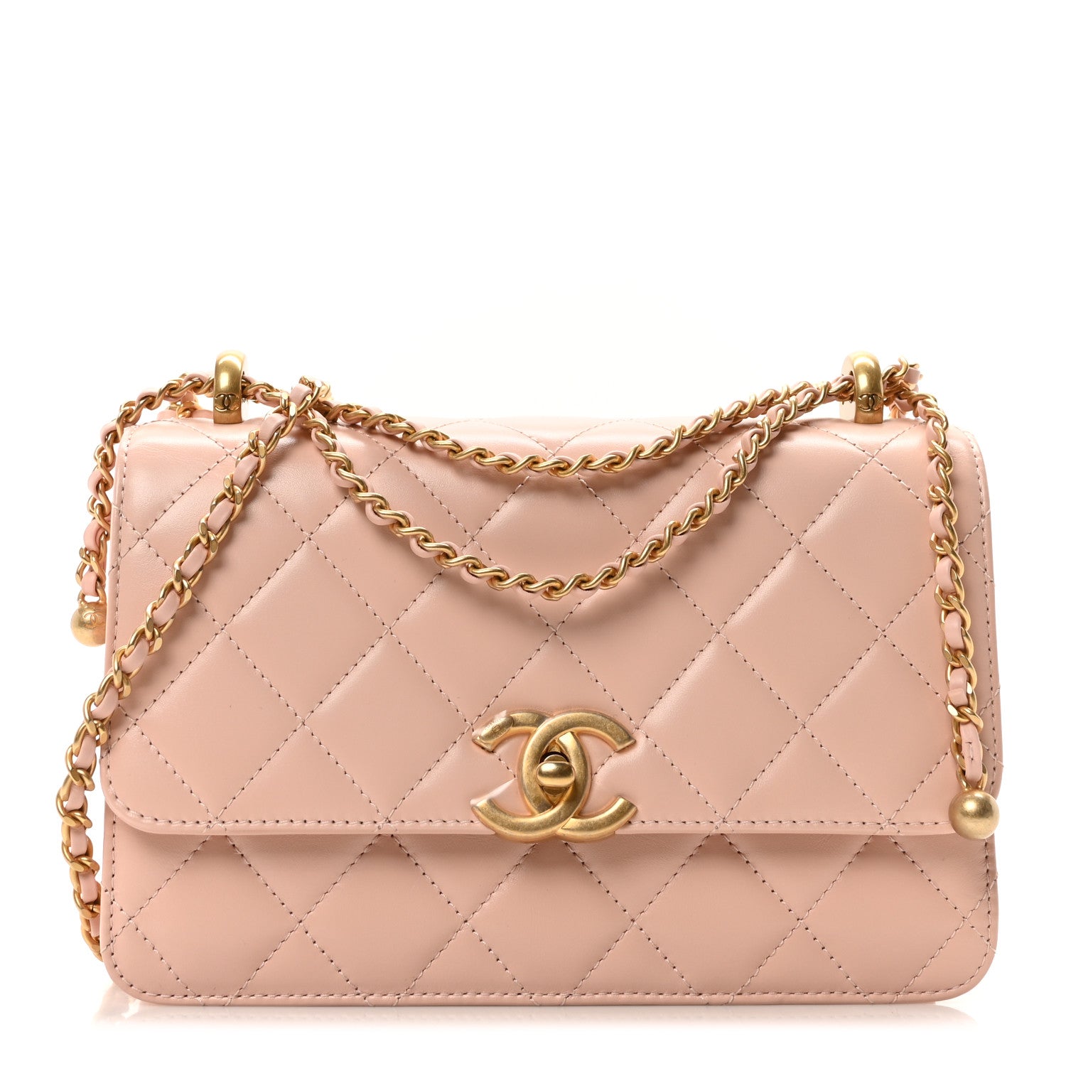 Chanel Calfskin Quilted Perfect Fit Flap Light Pink 1 of 11