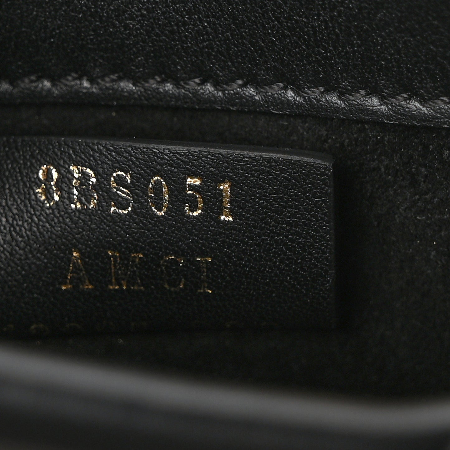 Vitello Plexiglass FF Embossed Mini Fendi Sunshine Shopper Tote Black