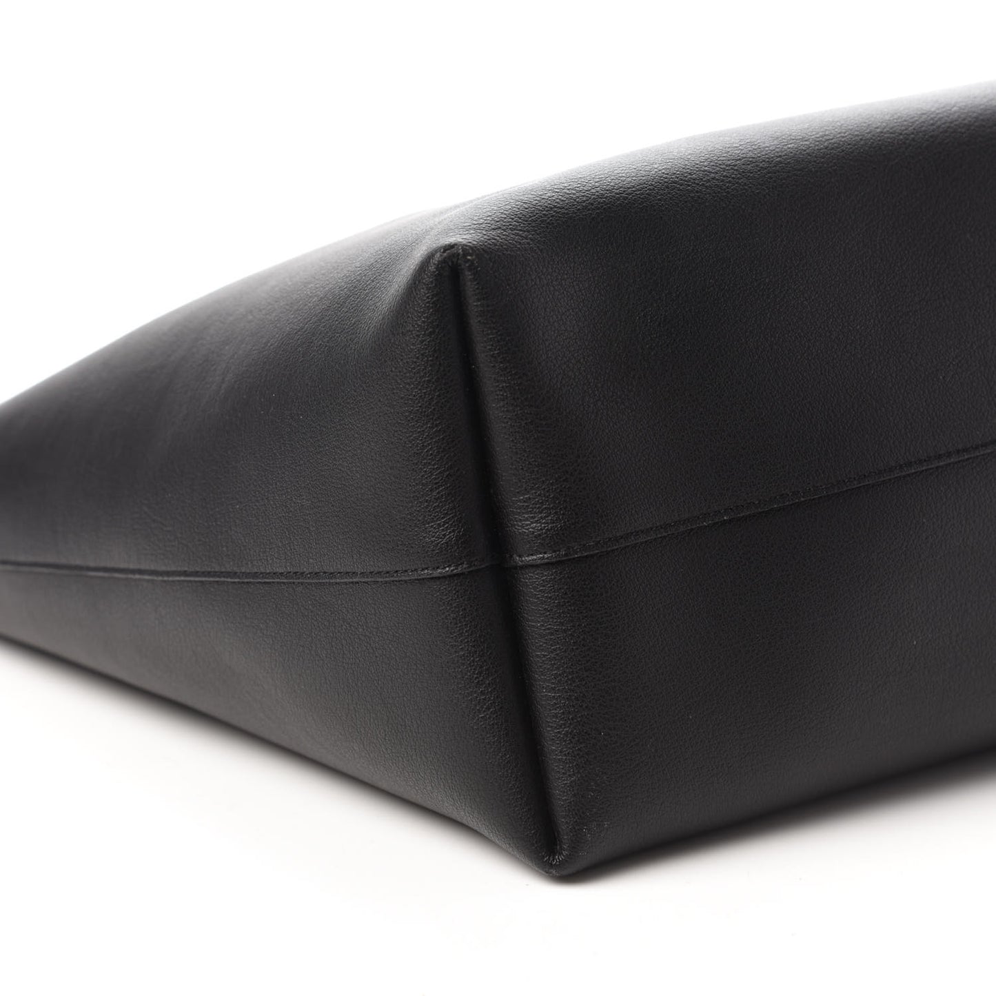 Calfskin Large Shopping Tote Black