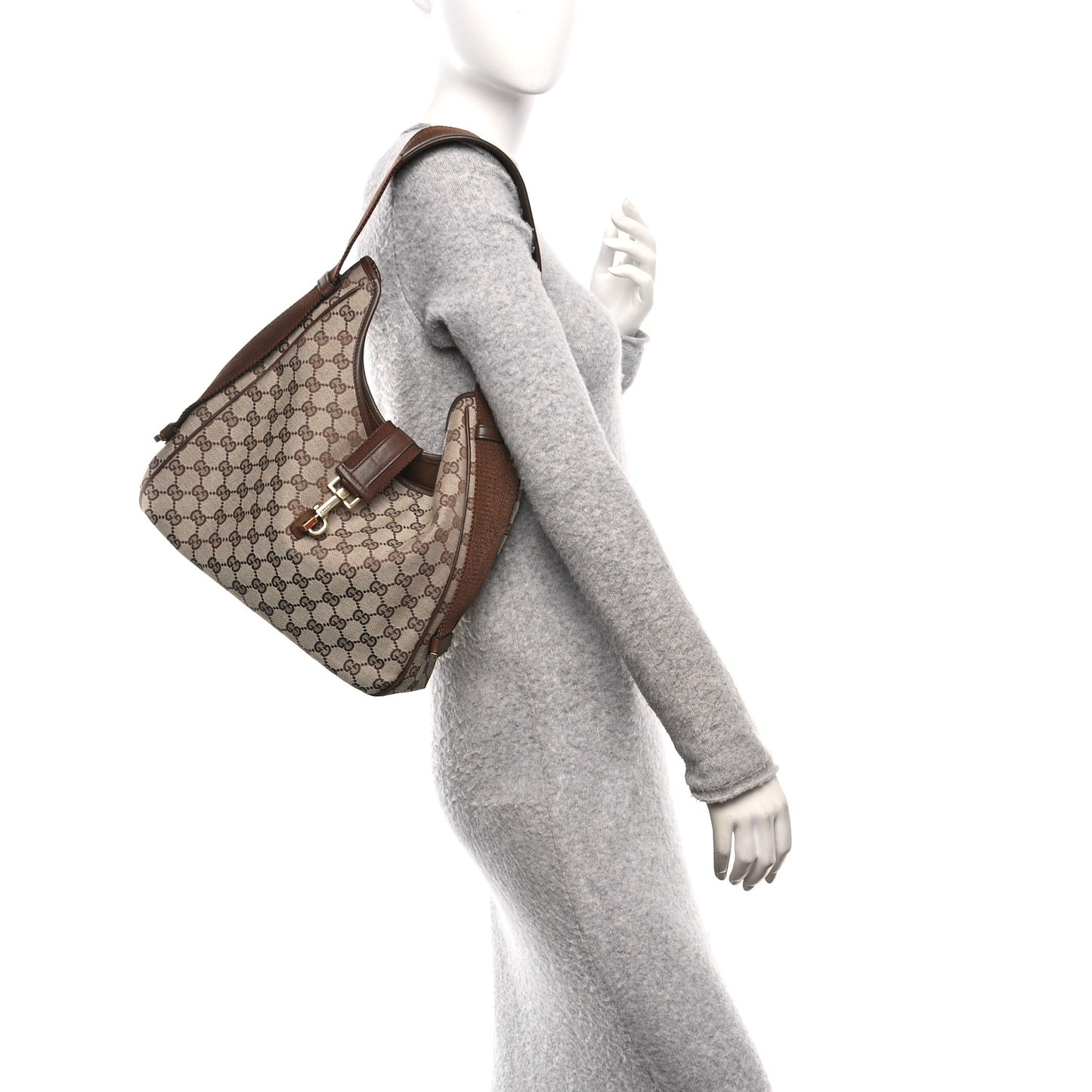 Monogram Jackie O Hobo Dark Brown