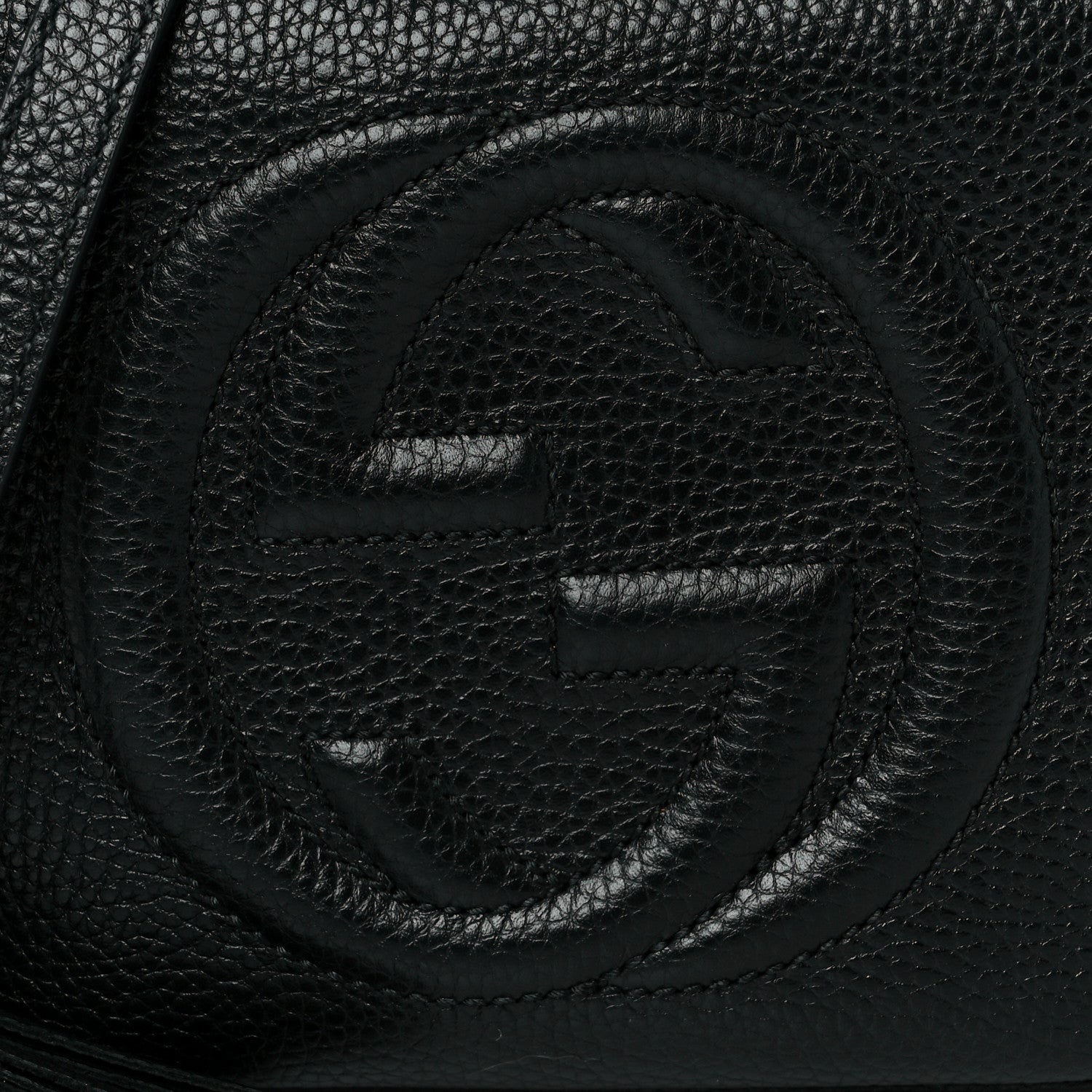 Gucci Pebbled Calfskin Small Soho Disco Bag Black 9 of 11