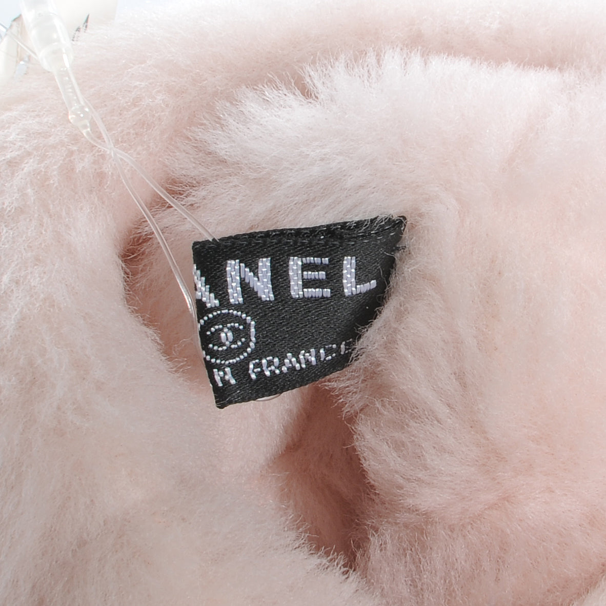 Chanel Leather Quilted CC Gloves 7.5 Light Pink 5 of 8