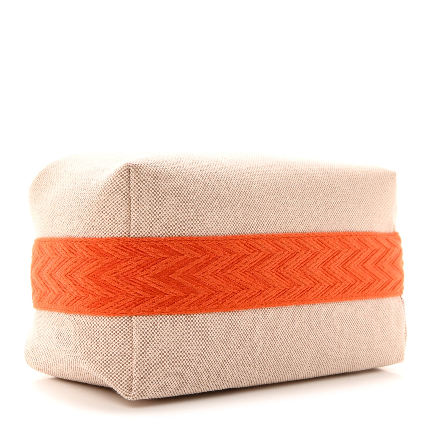 Canvas Small Bride-A-Brac Pouch Natural Orange