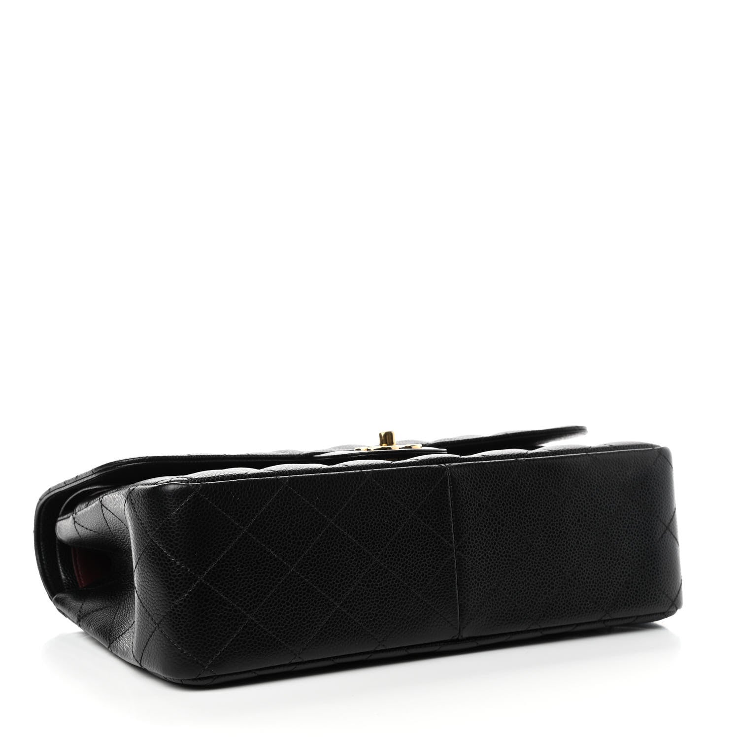 Chanel Caviar Quilted Jumbo Double Flap Black 3 of 4