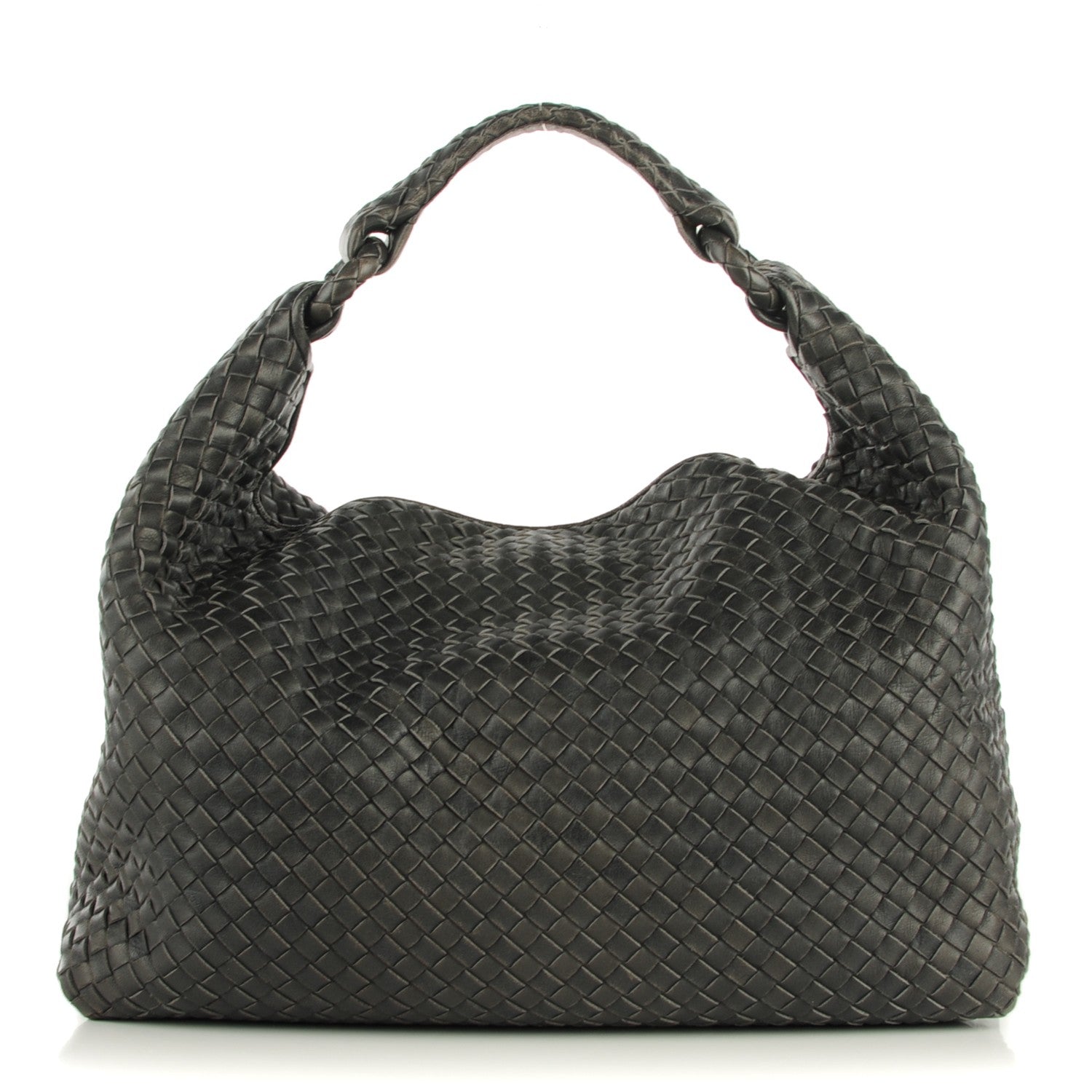 Bottega Veneta Nappa Intrecciato Sloane Hobo Ferro Gray 1 of 8