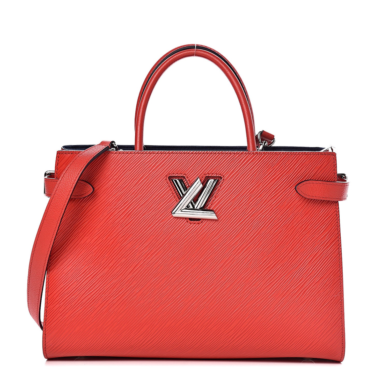 Epi Twist Tote Coquelicot