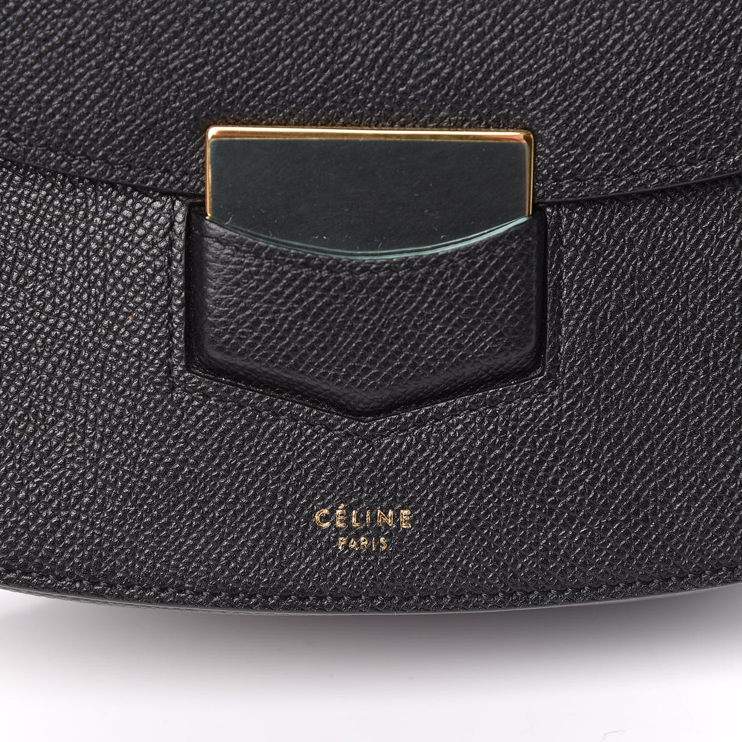 Grained Calfskin Compact Trotteur Black