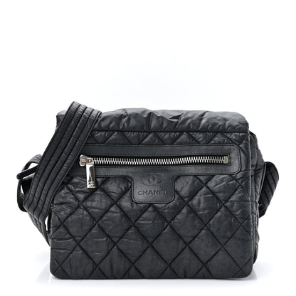 Chanel Nylon Small Coco Cocoon Messenger Bag Black 1 of 14