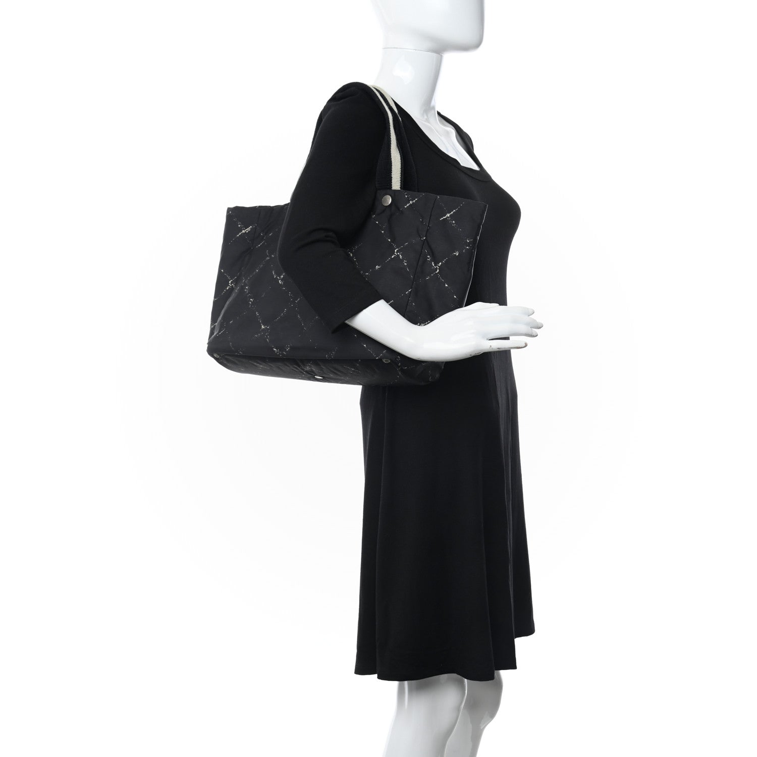 Chanel Nylon Travel Tote Black 2 of 11