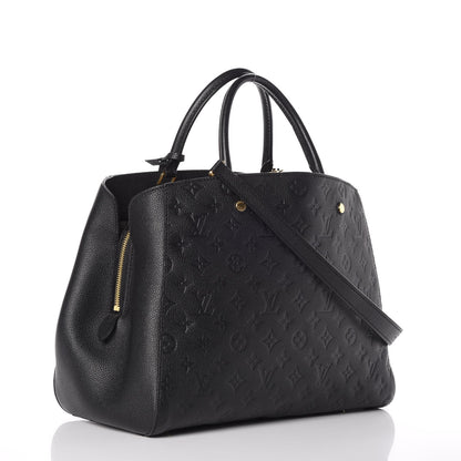 Louis Vuitton Empreinte Montaigne GM Black 3 of 9