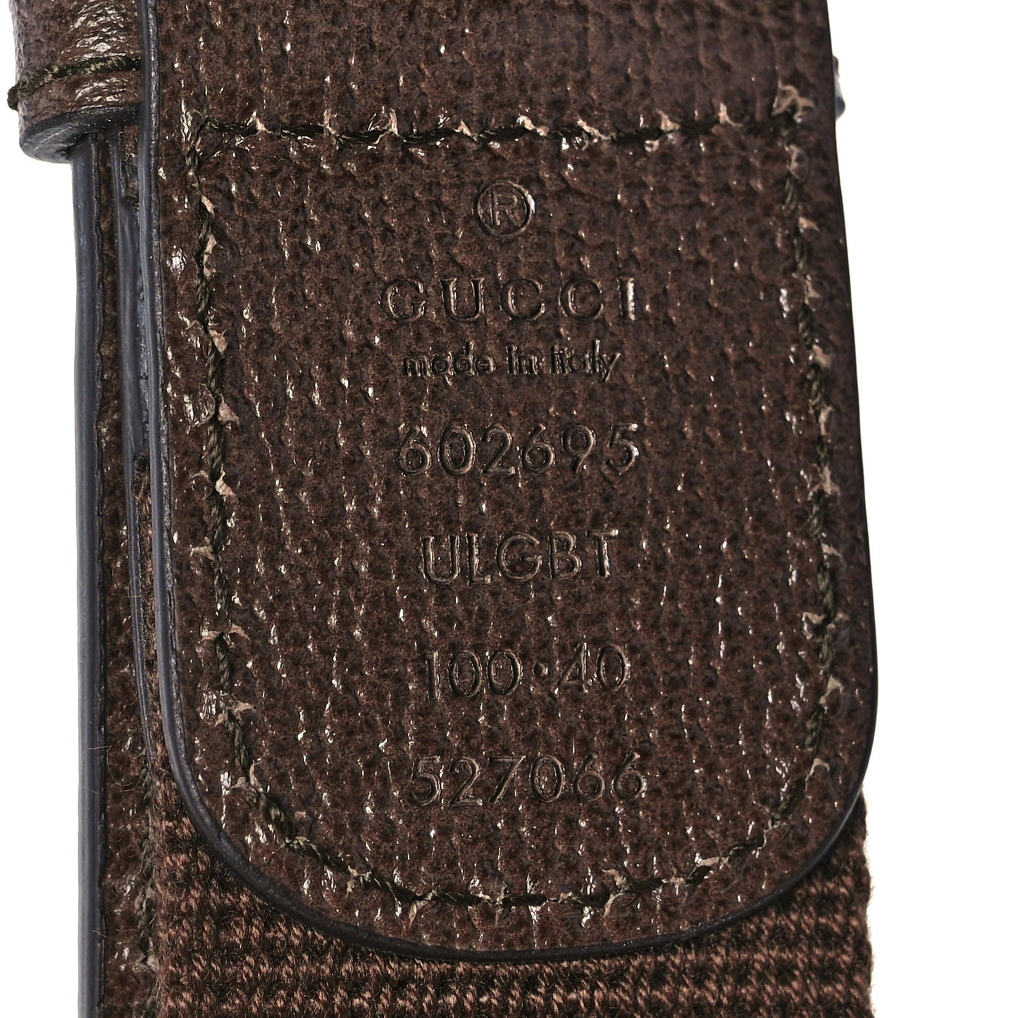 Textured Dollar Calfskin Gucci 100 Aria Belt Bag 100 40 New Acero Multicolor