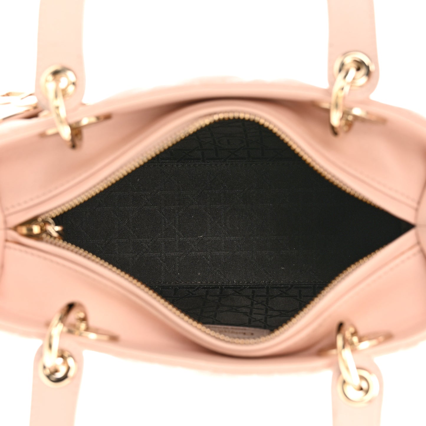 Lambskin Cannage Medium Lady Dior Light Pink