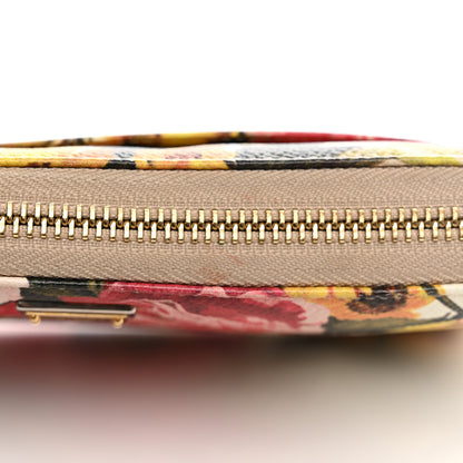 Dolce & Gabbana Floral Print Zip Around Wallet Multicolor 10 of 11
