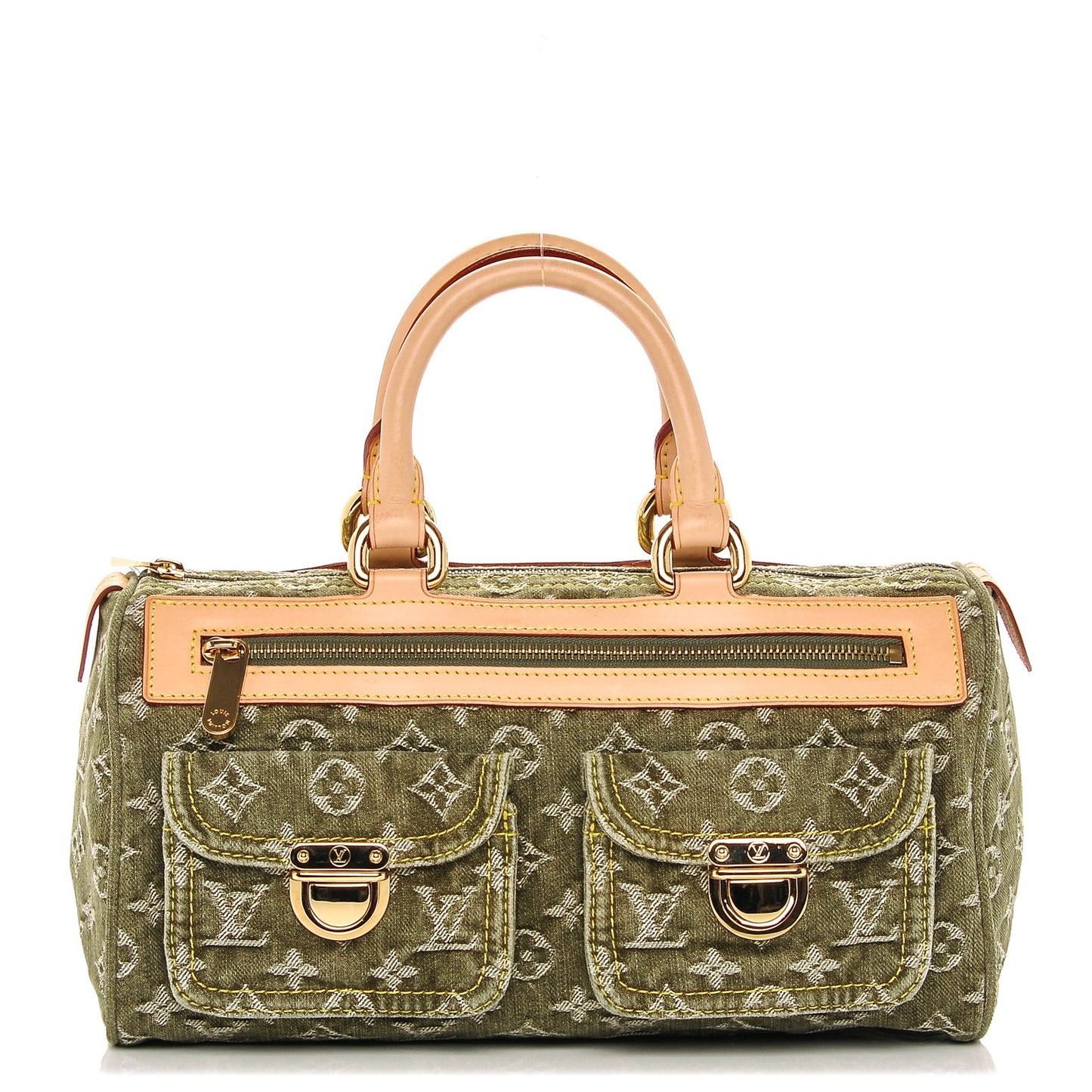 Monogram Denim Neo Speedy Lichen
