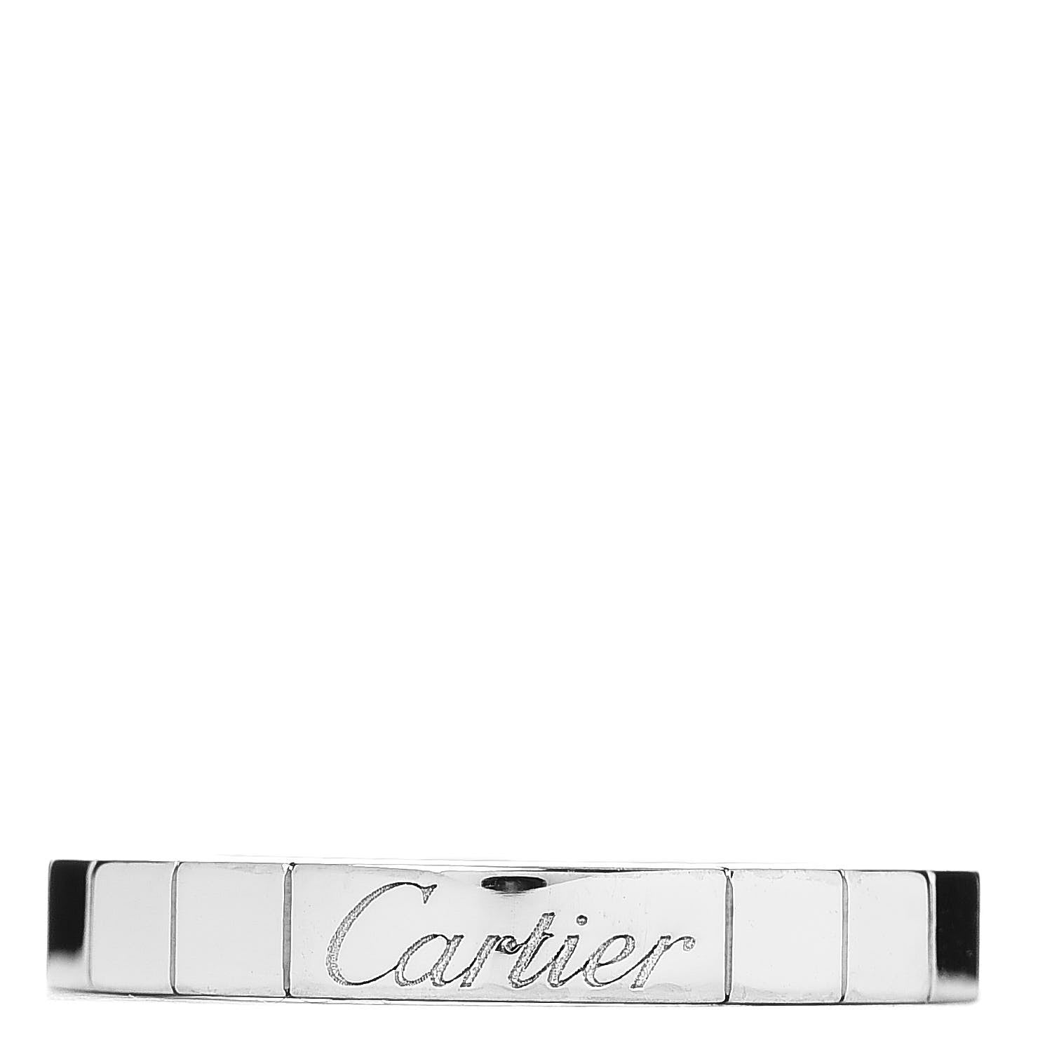 Cartier 18K White Gold Lanieres Ring 52 6 1 of 4