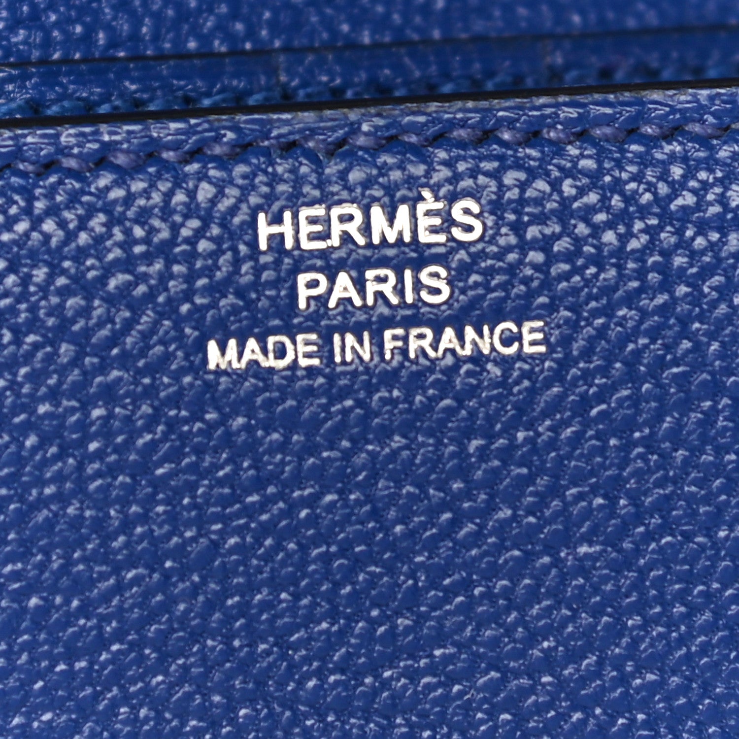 Hermes Chevre Mysore Clic 12 Wallet Bleu Electrique 6 of 14