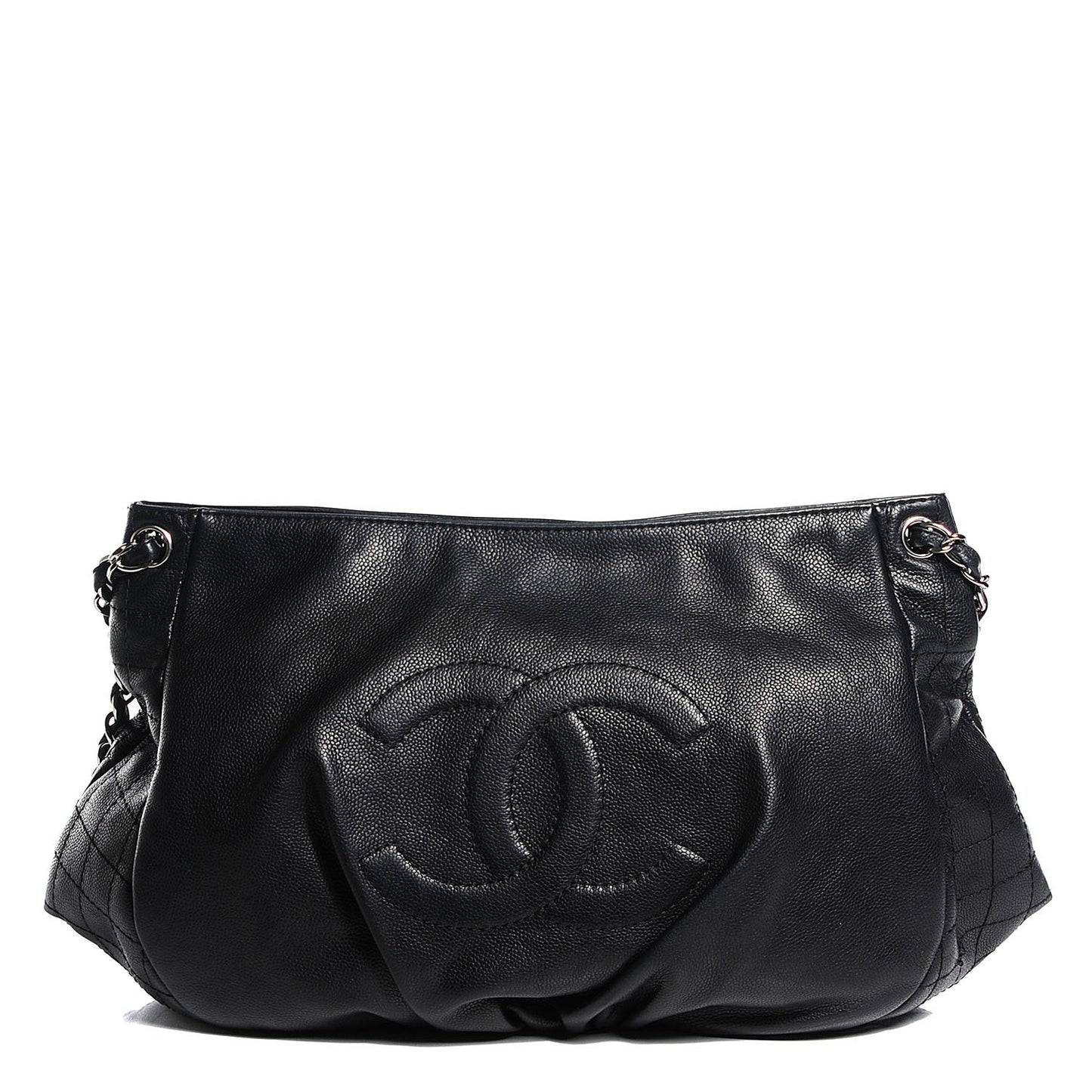 Caviar Timeless CC Shoulder Bag Black