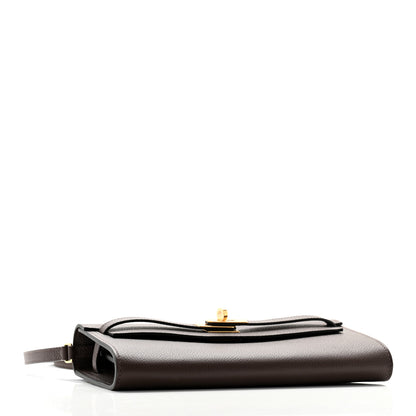 Hermes Evercolor Kelly To Go Wallet Moka 4 of 11
