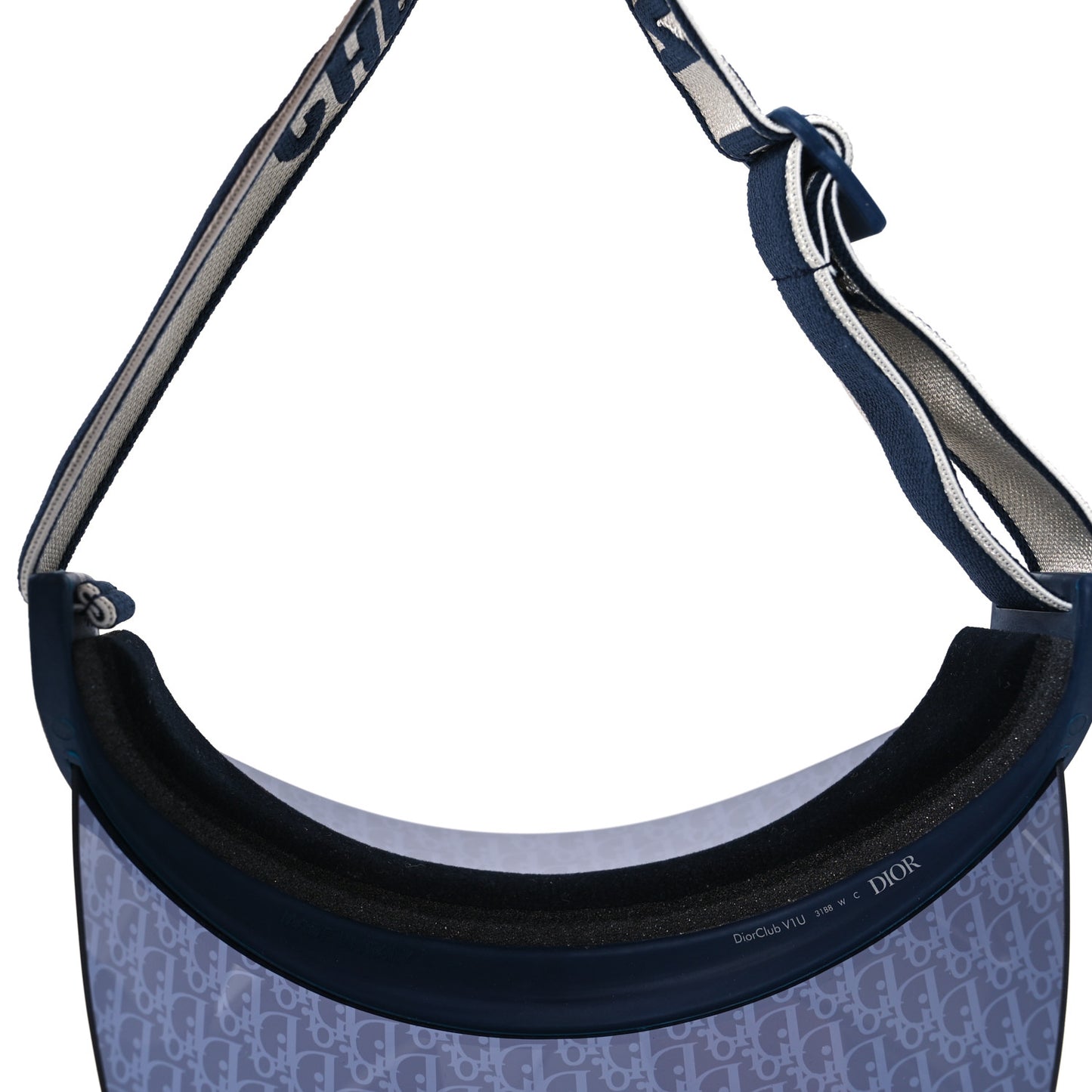 Oblique DiorClub V1U Sun Visor Blue