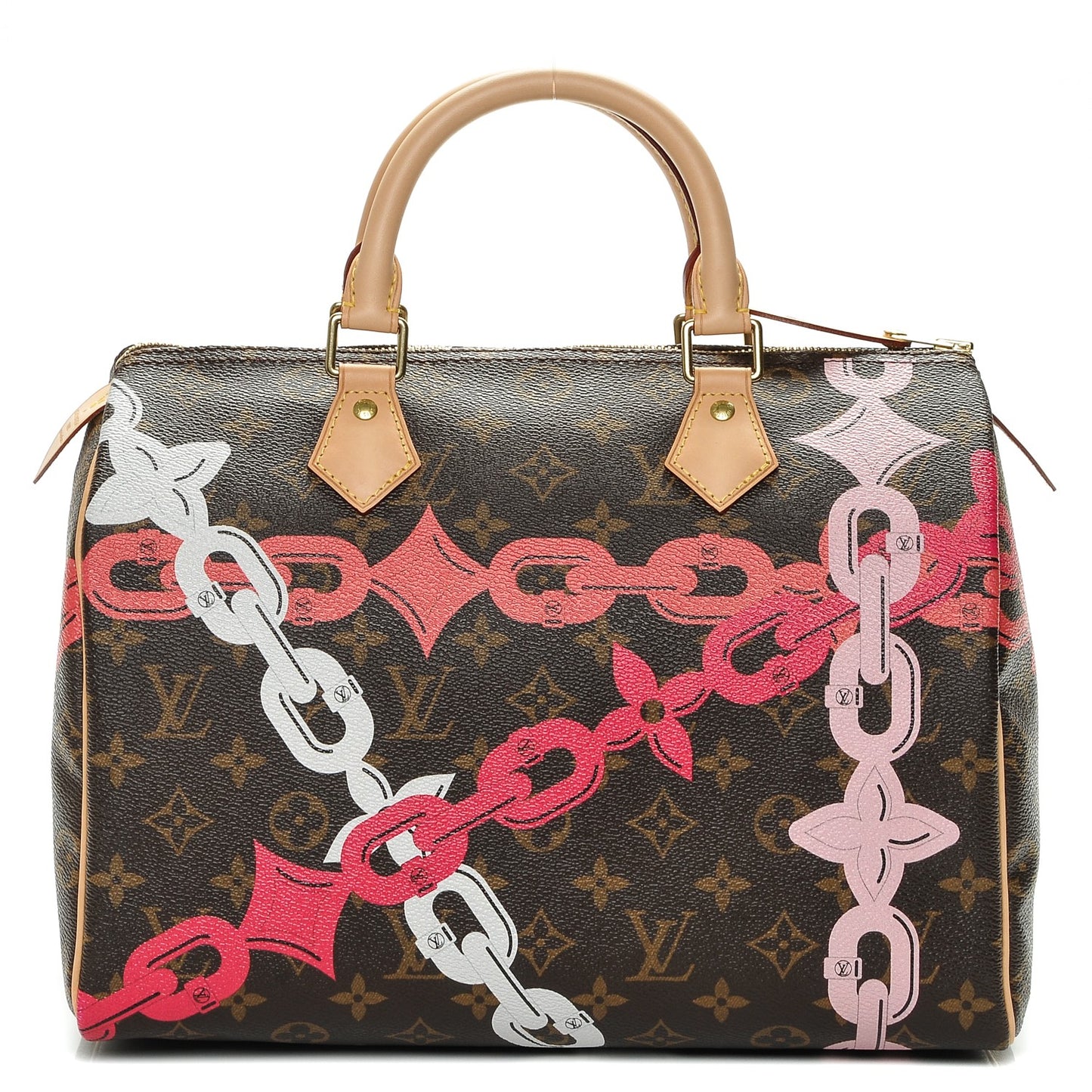 Monogram Bay Speedy 30 Rose Ballerine Poppy